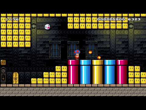 [SDW2] 2-4 Buried Boo-House by TheWotch - Super Mario Maker 2 - No Commentary 1bz