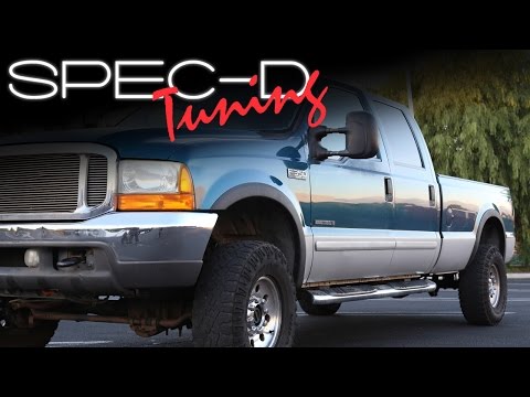 SPECDTUNING INSTALLATION VIDEO:  1999-2007 FORD SUPER DUTY F250 F350 FENDER FLARES