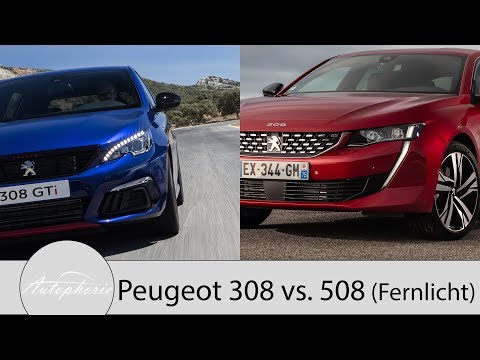 Peugeot 308 LED-Scheinwerfer vs. Peugeot 508 LED-Scheinwerfer Pro und Contra [4K] - Autophorie