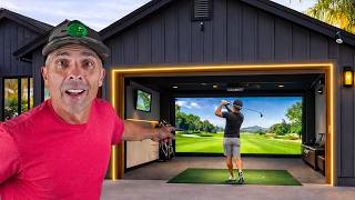 I Found The Best Built Home Golf Simulator Room in America?