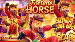 FORTUNE HORSE 🎠 NEW PGSOFT GAME SUPER JACKPOT BONUS 😱 | RTP TESTING SERIES | DAY 60 | IT IS GOOD? 