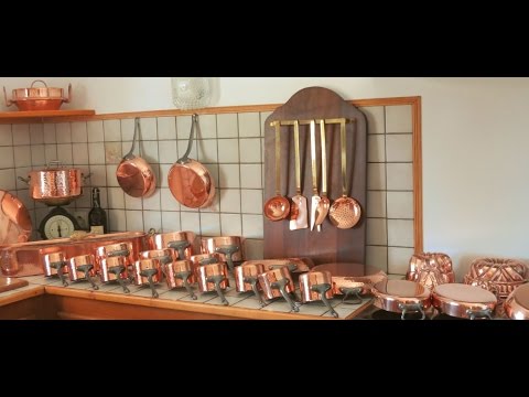 Types of copper pans set
