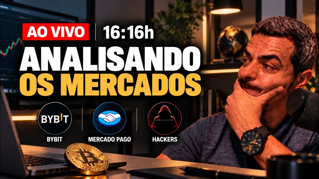 🔥 Bitcoin AO VIVO - Mercados Animados HOJE - Licença BYBIT - Mercado Pago UNI - Hackers