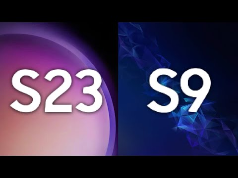 Samsung Galaxy S23 vs S9 Icons!