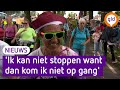 File bij de Vierdaagse blarenpost
