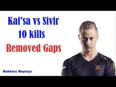 KAI'SA vs SIVIR - FNC REKKLES REPLAYS - Removed gaps - Learning Section