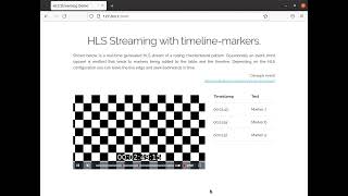 HLS real-time seekable streaming with dynamic marker support