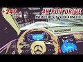 2021 MERCEDES S500 L W 223 S Class 4K NIGHT POV DRIVE Test Onboard Top Speed Autobahn