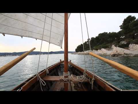 Condura Croatica near Planac islet, Broad reach, starboard tack