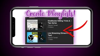 How to CREATE PLAYLIST on YouTube on iPhone or iPad in 2021!