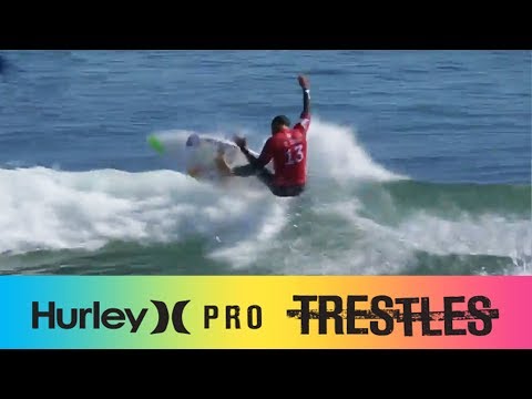 Adriano de Souza's 9.1 in Round Four - Hurley Pro at Trestles 2017