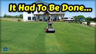 Should You SCALP Your Lawn?? // SoakORR Wetting Agent // Fairway Gold