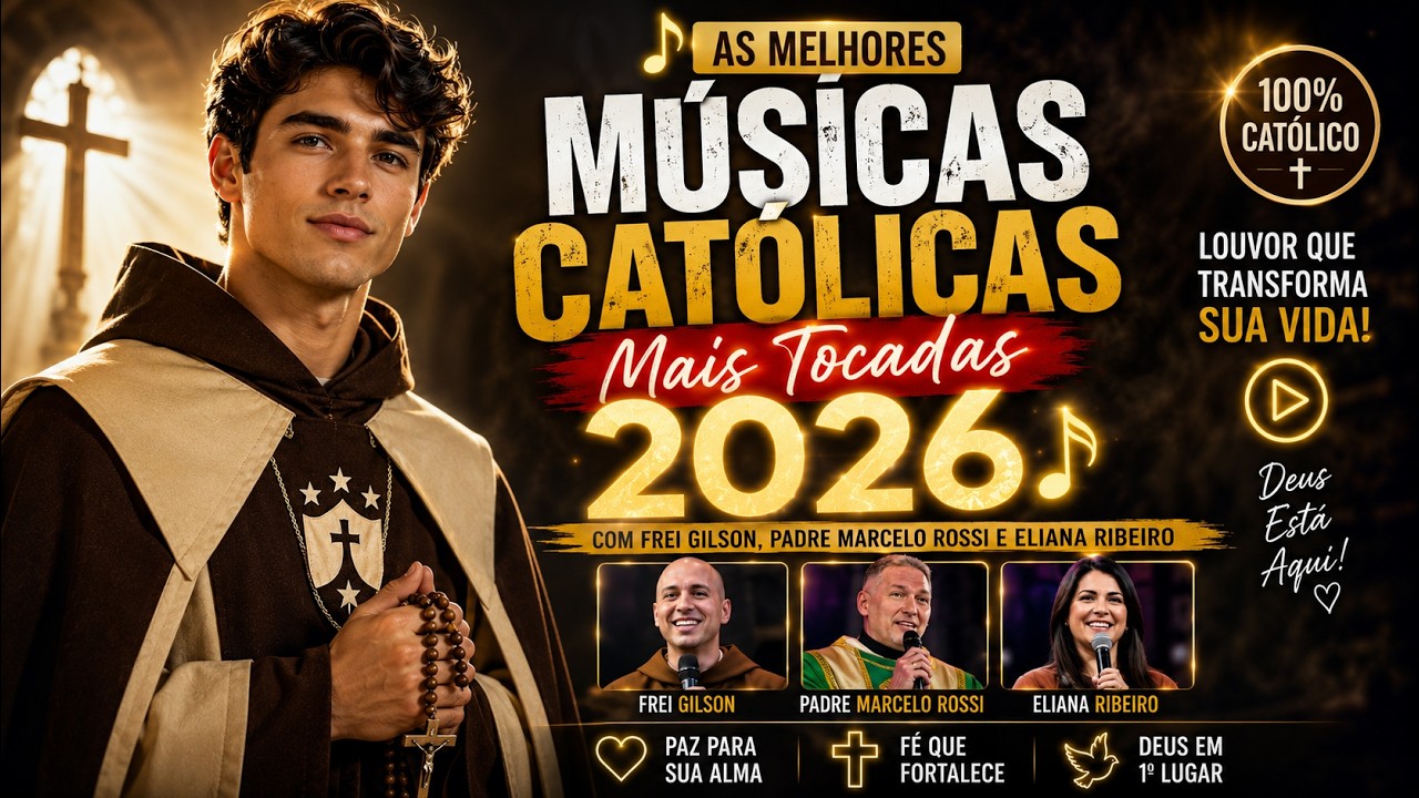 Músicas Católicas Mais Tocadas 2026 🎵 Paz, Fé e Esperança