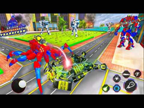 GRAND SPIDER ROBOT CAR TRANSFORM ATTACK GAME....