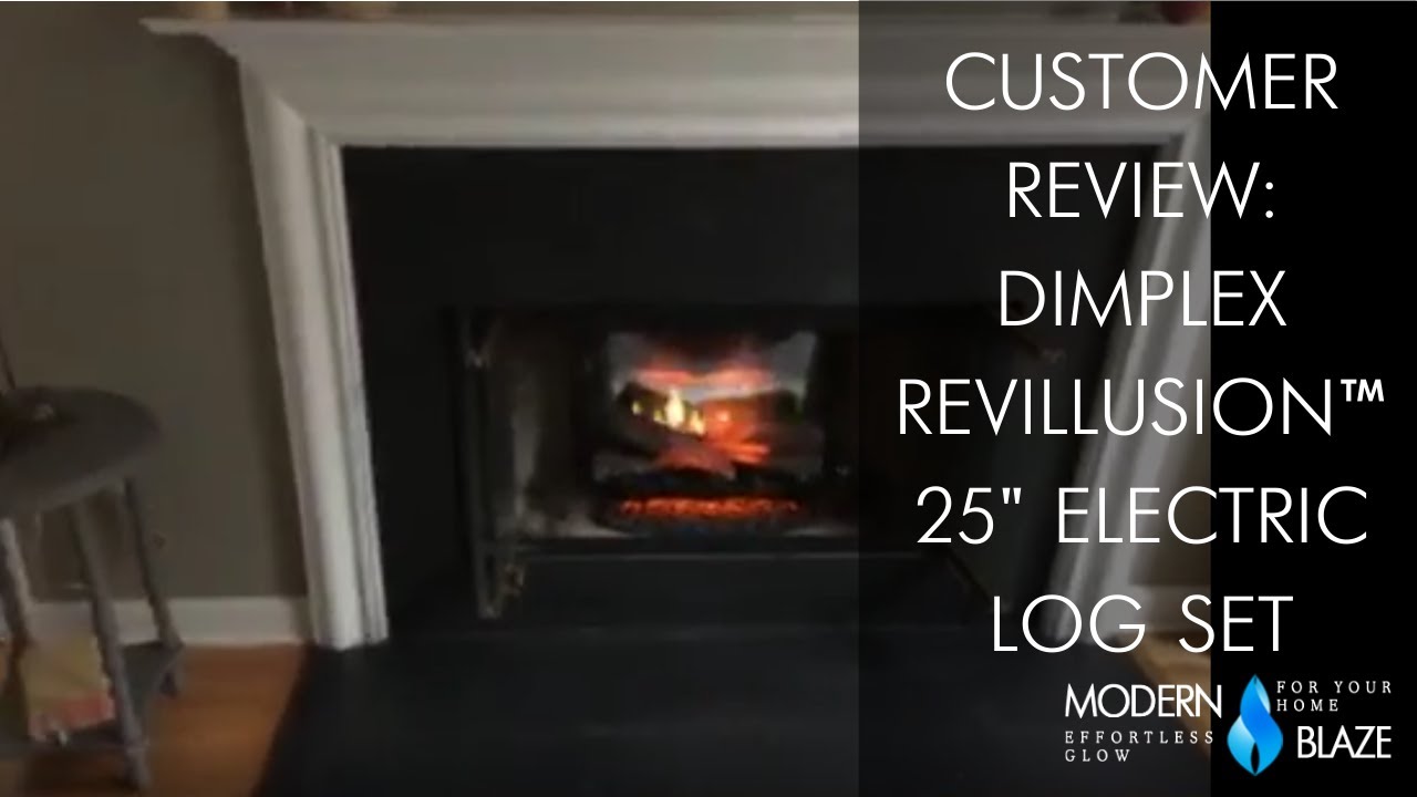 Dimplex Revillusion RLG25 25-Inch Electric Log Set — Modern Blaze