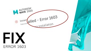 FIX for "Install failed - Error 1603" when installing Autodesk products
