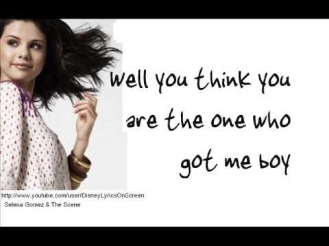 Selena Gomez & The Scene - I Got U - Lyrics On Screen