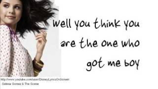 Selena Gomez &amp; The Scene - I Got U - Lyrics On Screen