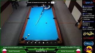 HANDICAP STANDARD - Formuła B135 - Daniel Piotrowski vs Michał Tomaszewski - Grupa D