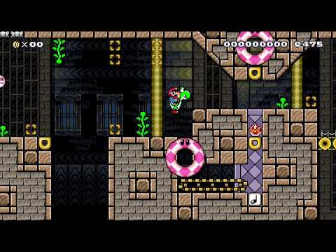 Escape The Spooky Ghost House by Capuli - Super Mario Maker 2 - No Commentary 1ca 1cb 022020