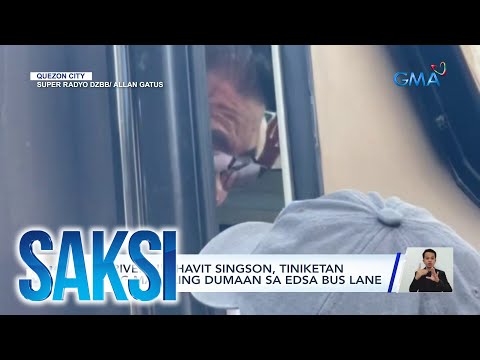 Saksi Part 1: Chavit Singson, dumaan sa EDSA busway; Nasunugan sa Davao; Kaso ng Pertussis