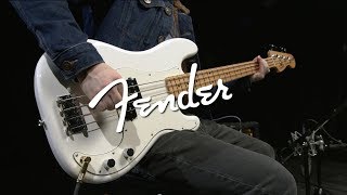 Video thumbnail for Fender Player Precision Bass MN, Polar White | Gear4music demo by Gear4music Guitars