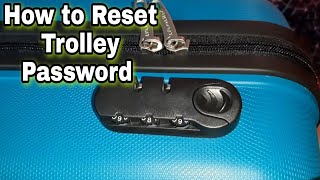 How to Reset/Change Aristocrat Trolley Lock Password.