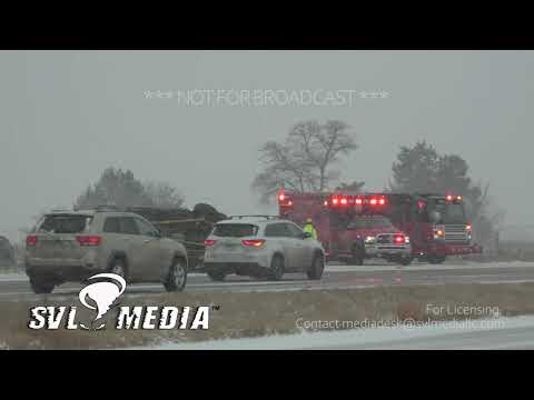 10/27/2019 - 5pm I 25 Flipped Car Injury Accident WM