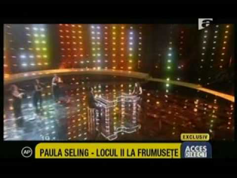 Paula Seling a luat locul 2 la frumusete.