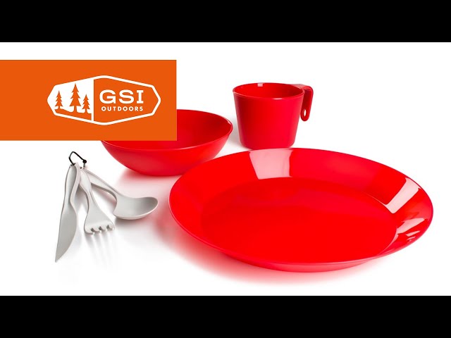 طقم اواني أخضر لـ شخص واحد 4 قطع من GSI