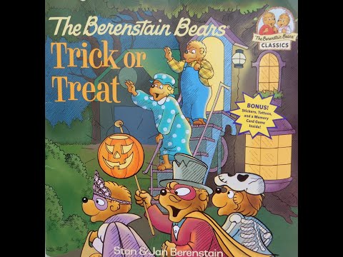 The Berenstain Bears: Trick or Treat Book Read Aloud w/Music and 3D Effects! Halloween Book for Kids