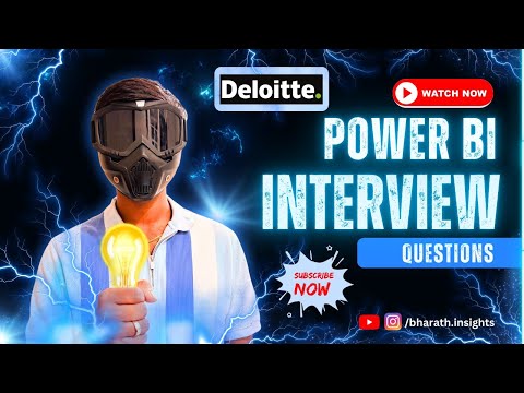 Deloitte Power BI Interview Questions | Real Interview Experience & Answers