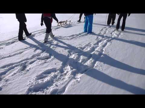 Śnieżny dzień na jeziorze Kisajno 8.II.2015. - QRS MAZURY Szkoła Sportów Wodnych i Ekstremalnych