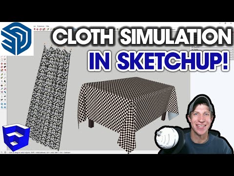 Simulating REALISTIC CLOTH in SketchUp with Clothworks!