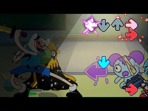 FNF VS Glitched Finn And Jake - Pibby Apocalypse (FNF Suffering Siblings)