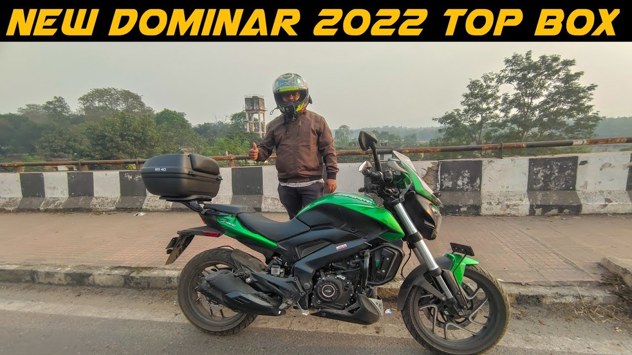 Watch video Top box of New Dominar 400 2022 model || ASG TOP BOX SG 40 Now Top box of New Dominar 400 2022 model || ASG TOP BOX SG 40