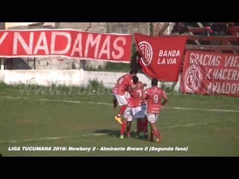 LIGA TUCUMANA 2016: Newbery cerró la primera fecha de la fase 2 con un triunfo ante Almirante Brown