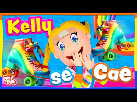 Kelly se cayó, no sabe patinar - Bely y Beto