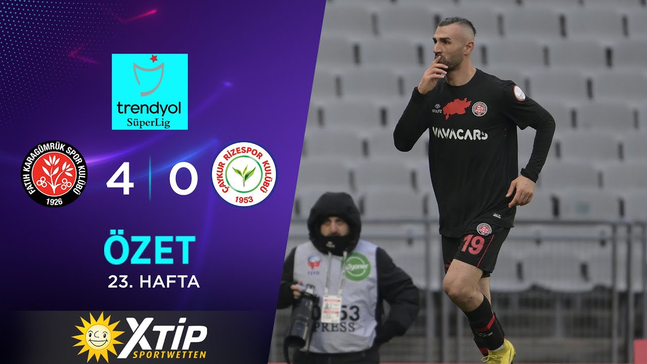 Fatih Karagümrük vs Rizespor highlights