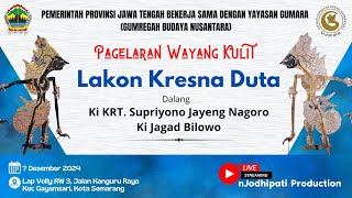 Download lagu #livestream Wayang Kulit 2 Dalang KRT Supriyono Jayeng Nagoro & Ki Jagad Bilowo || Lakon Kresna Duta mp3
