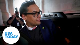 Rep. Santos questioned, but no clear answers to background inquiries | USA TODAY