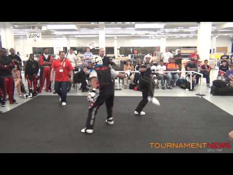 Jack Felton vs Justin Ortiz WAKO Fighting Round 1 at New England Open 2013