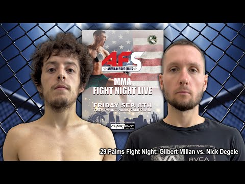 Twentynine Palms: Gilbert Millan vs. Nick Degele - 09.08.23 [4K]
