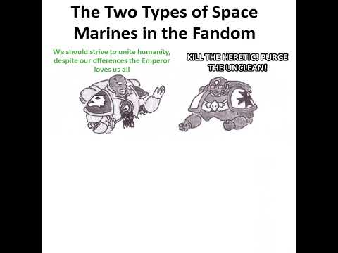 Three Types of Space Marine | Warhammer 40k meme dub
