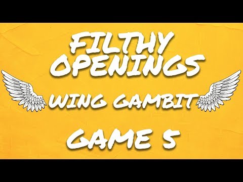 Filthy Openings | Wing Gambit | Game 5 Example | Olli Samensuu vs Bogdan Lalic