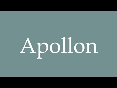 How to Pronounce ''Apollon'' (Apollo) Correctly in French