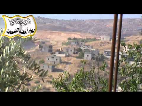 اشتباكات بين عناصر لواء أحفاد الصحابة وقوات النظام في بسنقول في محافظة اللاذقية