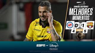 BENEDETTO NO CAMINHO DO BOTAFOGO! BARCELONA BATE ARGENTINOS JRS NOS PÊNALTIS E AVANÇA | LIBERTADORES