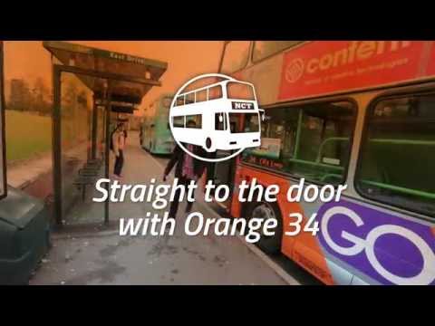 Nottingham City Transport: Straight to the Door with Orange 34