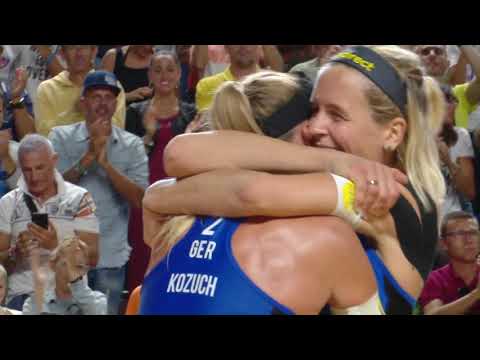 Rome Beach Finals: l'ultimo punto che ha regalato la medaglia d'oro alle tedesche Ludwig e  Kozuch